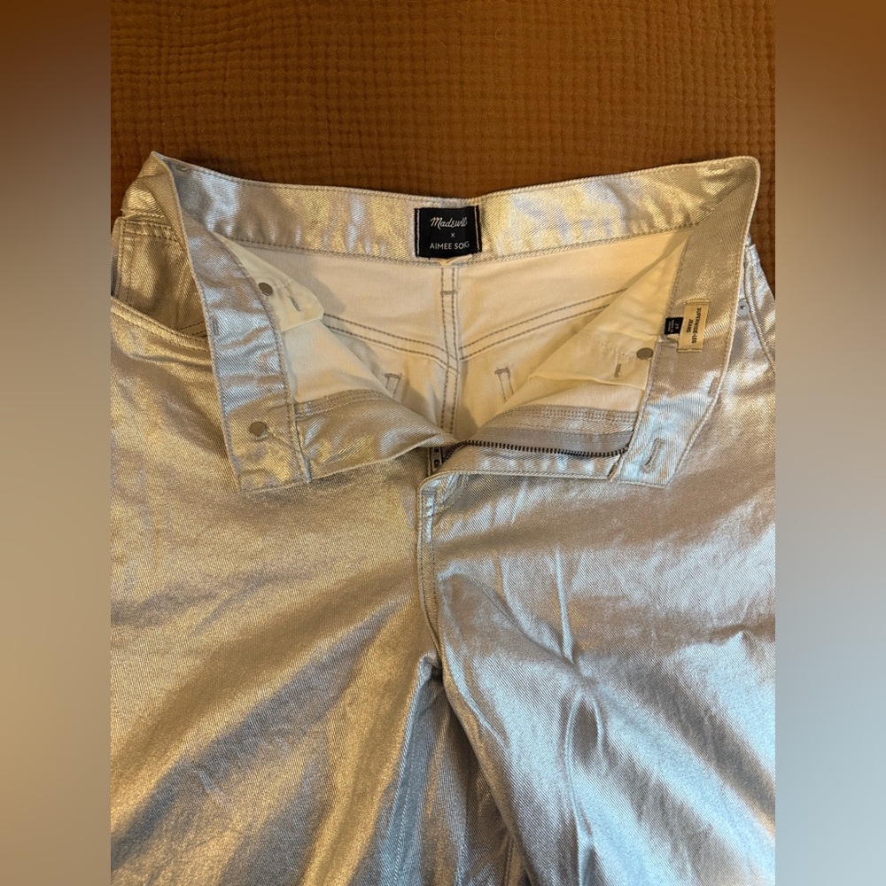 Madewell x Aimee Song Metallic Jeans - Picture 5 of 5